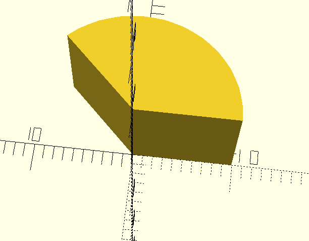 OpenScad Wedge